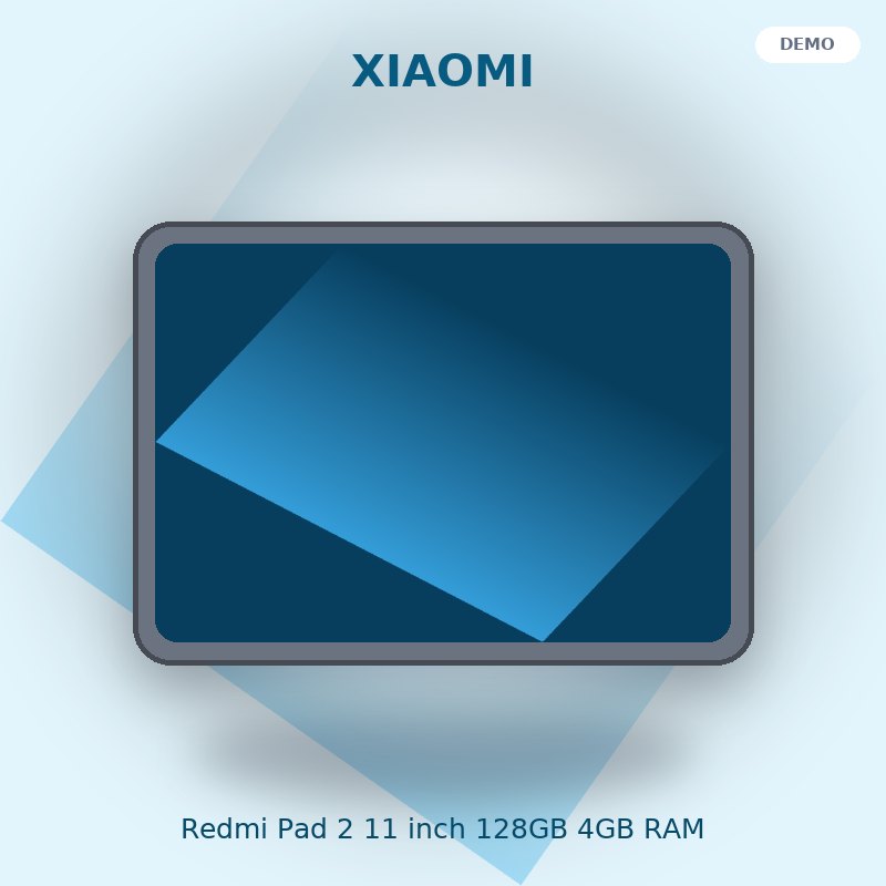 تبلت شیائومی مدل Redmi Pad 2 11 اینچ ظرفیت 128 گیگابایت و رم 4 گیگابایت - نمای اصلی