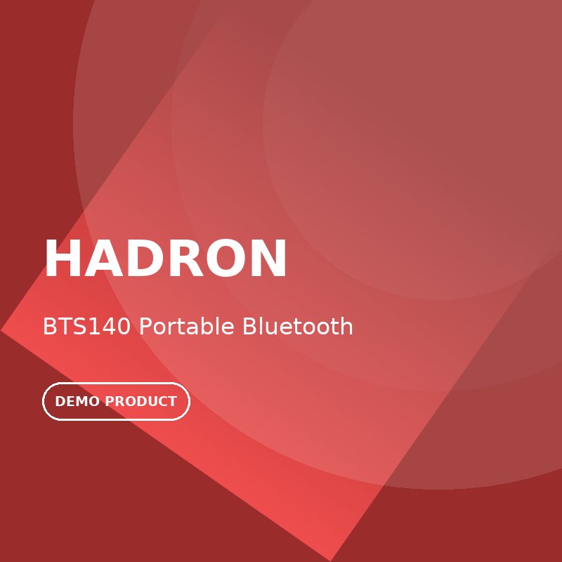 اسپیکر بلوتوثی قابل حمل هادرون مدل BTS140 - مشخصات