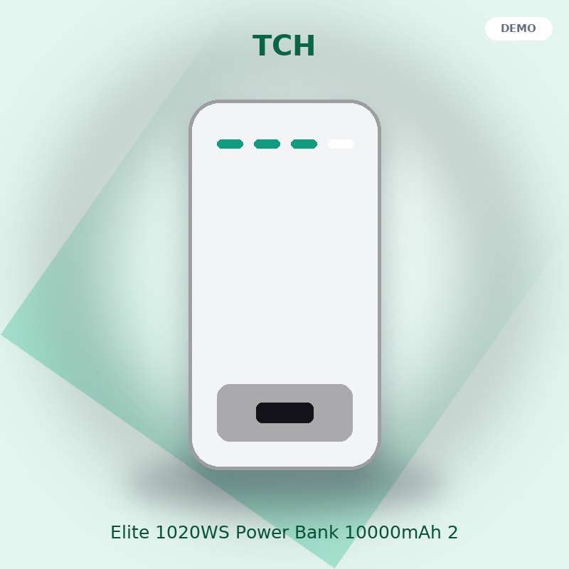 پاوربانک 22.5 واتی تی سی اچ مدل Elite 1020WS - نمای اصلی