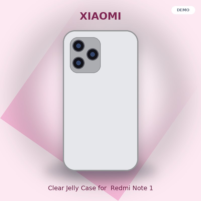 قاب محافظ ژله‌ای شفاف مناسب برای شیائومی Redmi Note 14 - نمای اصلی