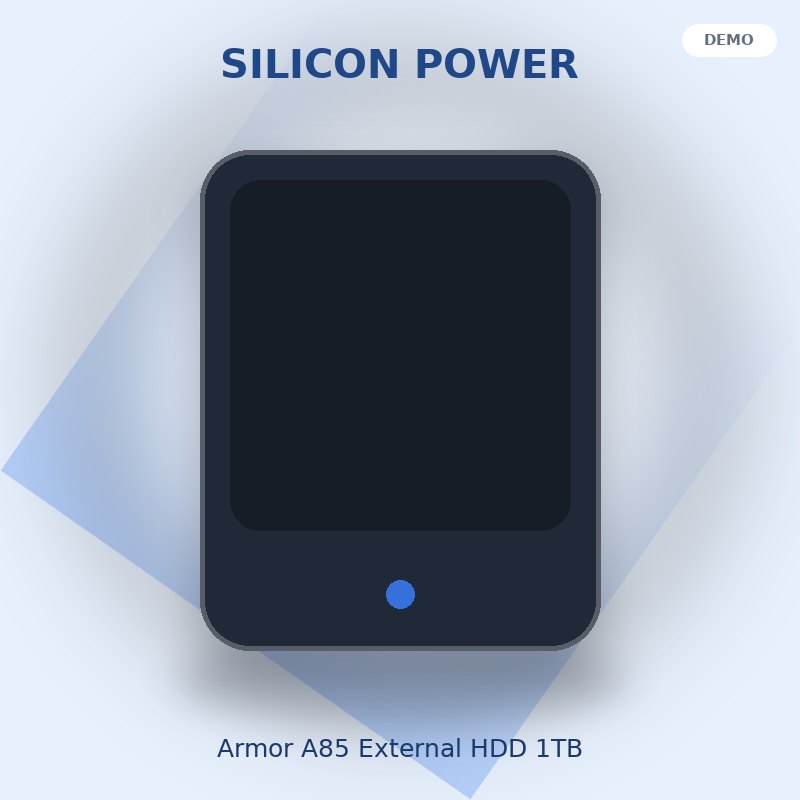 هارددیسک اکسترنال سیلیکون پاور مدل Armor A85 ظرفیت 1 ترابایت - نمای اصلی